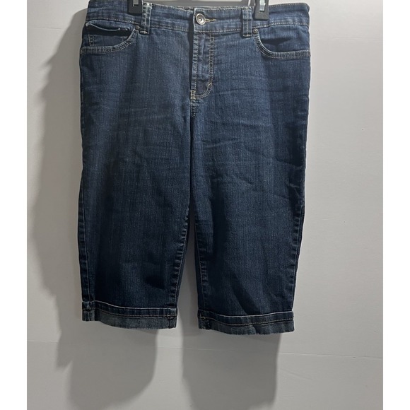 nine west size 8 Capris‎ Denim - Picture 1 of 6